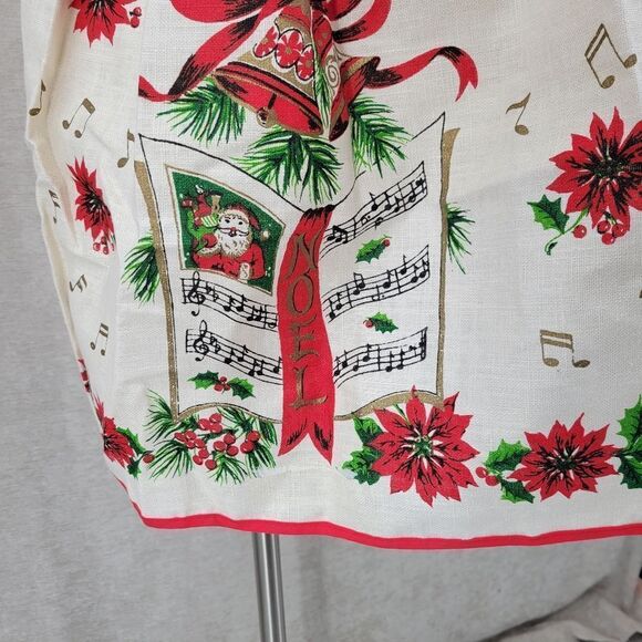 Christmas Holiday Vintage Waist Apron Hostess Wear - Picture 3 of 7